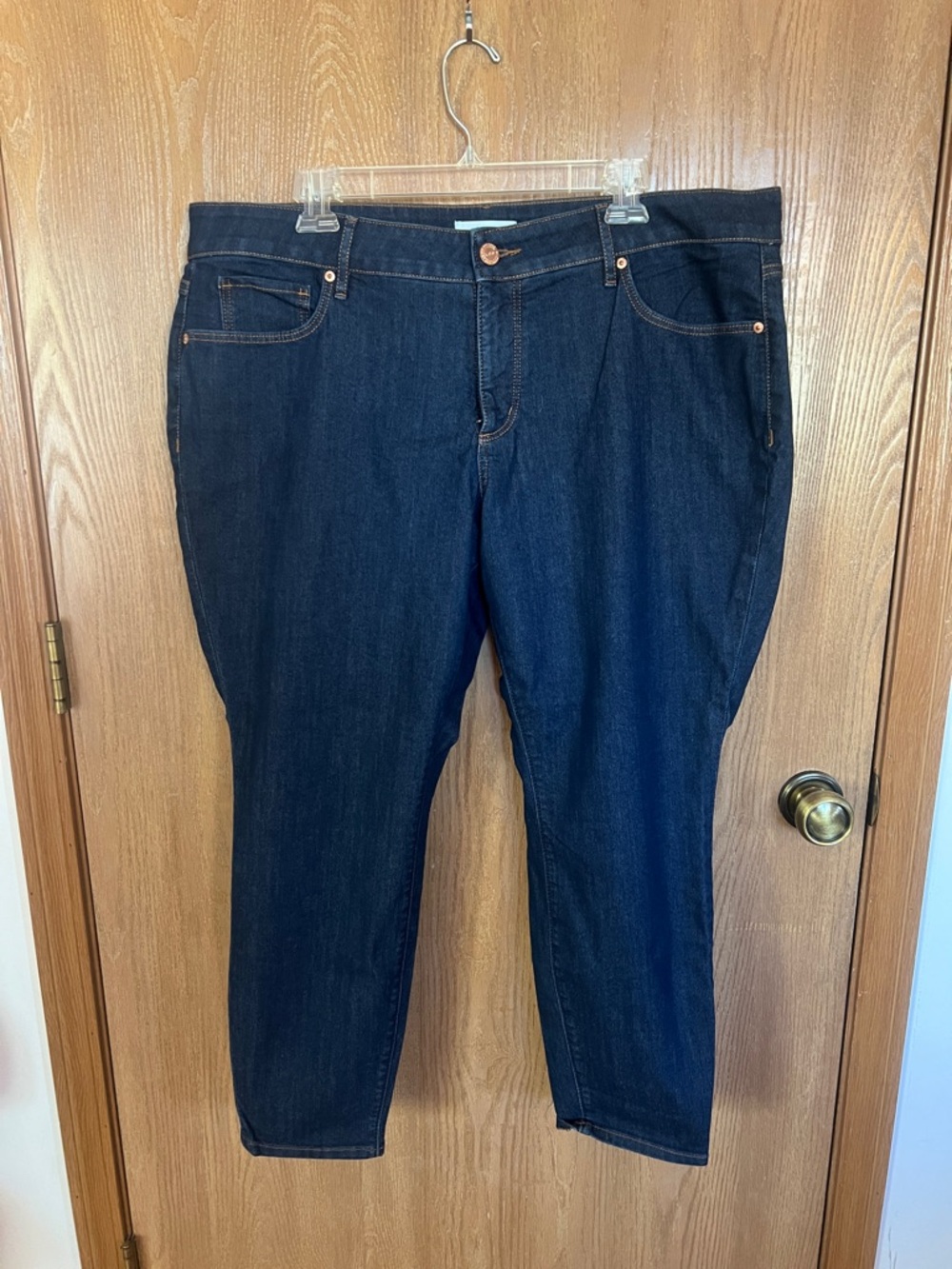 LOFT Dark Blue Skinny Jeans